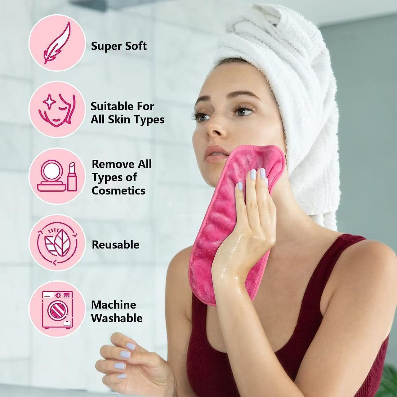 Microfiber Water Cleansing Towel OEM Wholesale