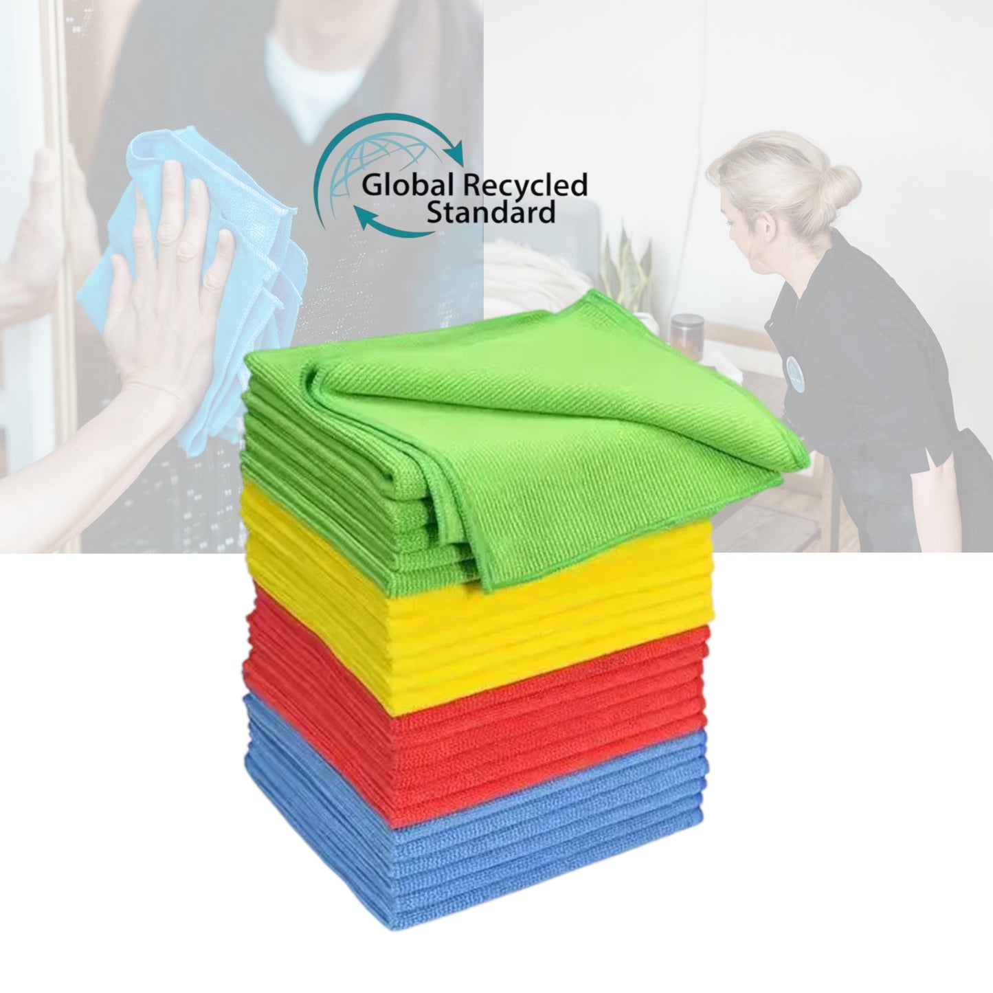 JGL-1019 Microfiber Dual-Use Cleaning Towel